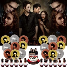 Twilight Party Supplies Birthday Decoration Set Balloons Cake Toppers Banner