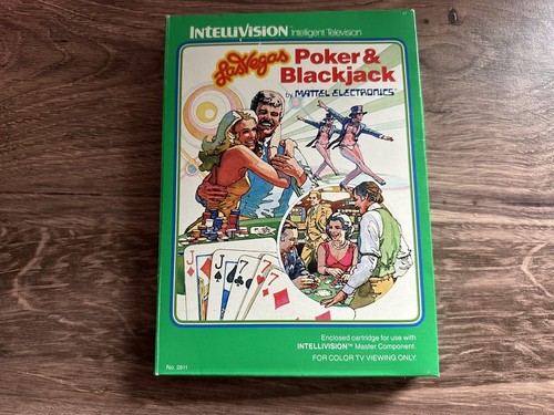 Jeu Las Vegas Poker & Blackjack Sur Intellivision (CIB, Nettoyé) - État Correct