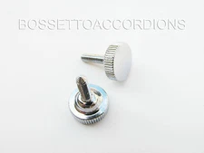 Set of 2 Accordion Grille Decorative Screws 12x18 (mm Inserts Washers Included