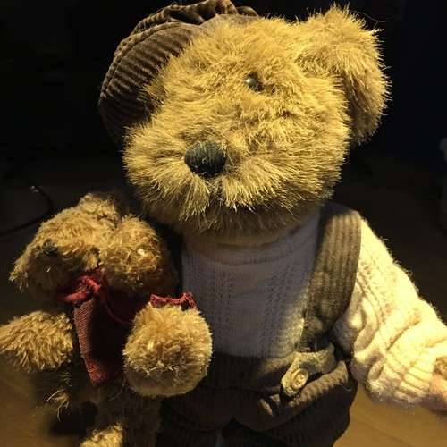 DAN DEE TEDDY BEAR COLLECTOR'S CHOICE 14" PLUSH STUFF BROWN DAD BEAR - Picture 3 of 7
