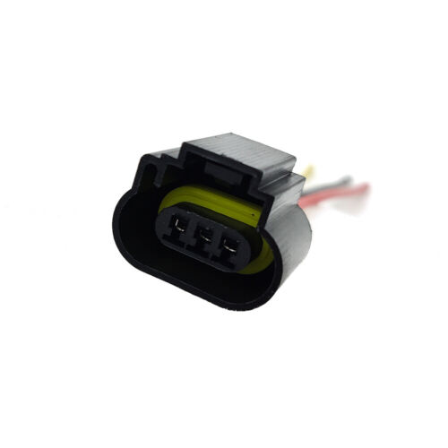 Wire Pigtail Female Ceramic 9008 H13 Two Harness Headlight Bulb Socket Connector - Picture 5 of 6