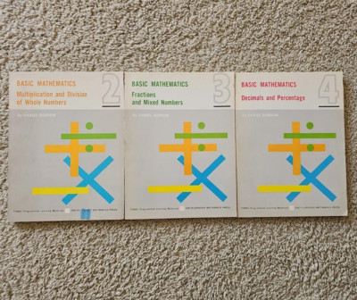basic mathematics By Daniel Bobrow Book Set 3 volumes 1962