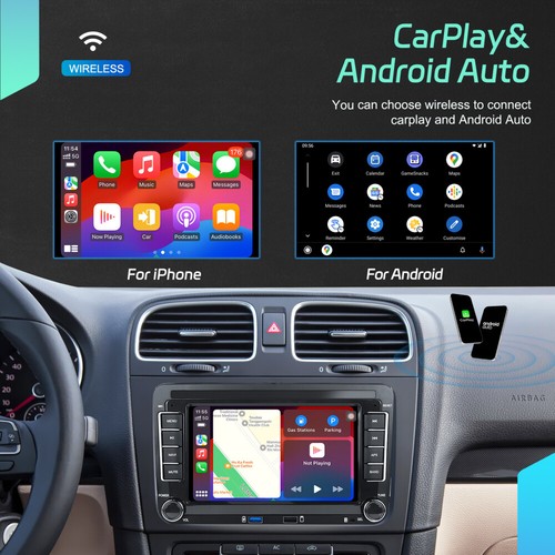 4+64GB CarPlay Android 13 Autoradio GPS Navi Für VW Golf 5 6 Passat Polo Touran - Bild 5 von 23