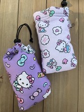 Hello Kitty Padded Drawstring Bag Pipe Pouch Sunglasses Case