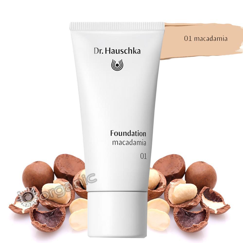 Dr Hauschka Genuine Organic Foundation 01 Macadamia 30ml for Even Coverage