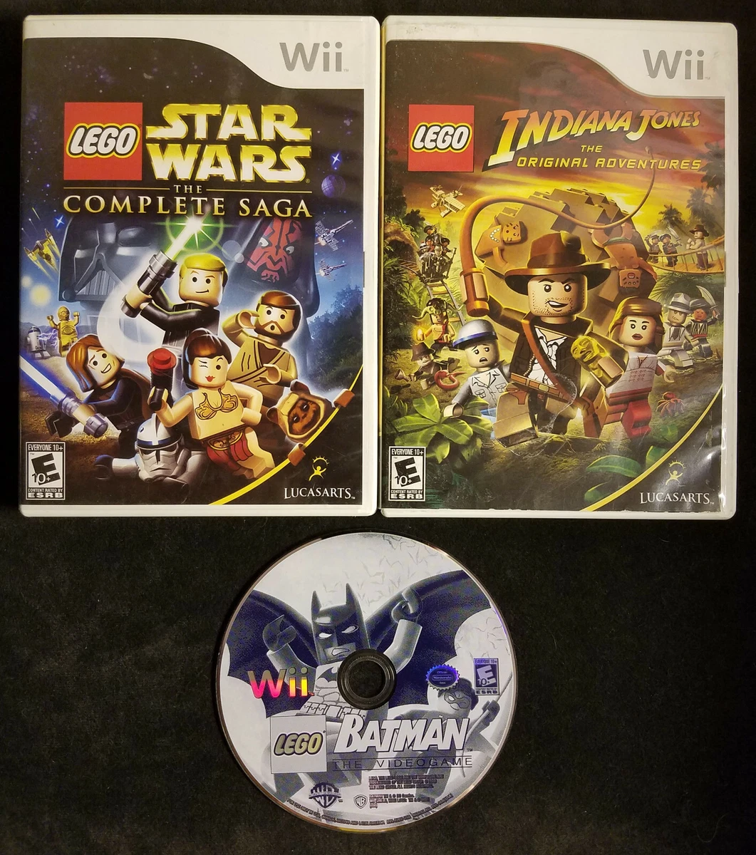 Lego Batman 1 And 2 Wii Bundle- Both Complete With Case, Manual And Games!