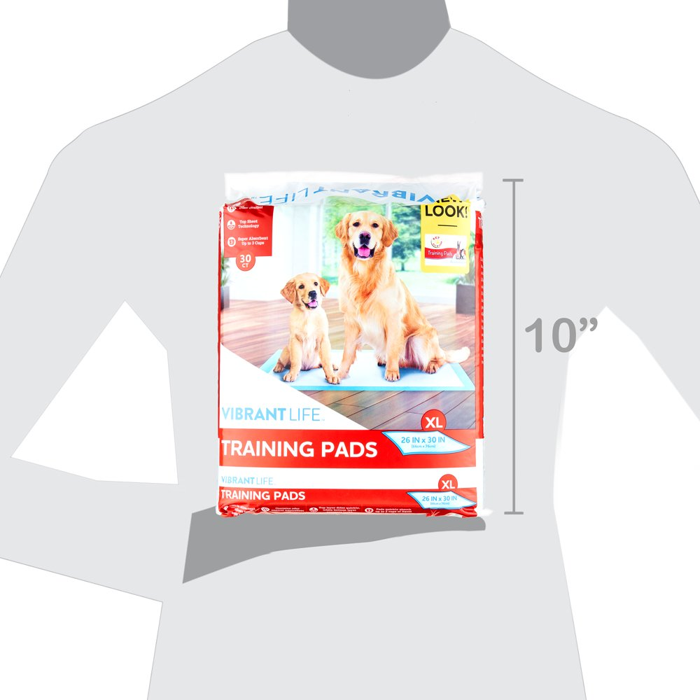 Vibrant Life Training Pads, XL, 26 in X 30 In, 30 Count eBay