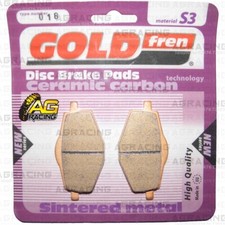 Goldfren S3 Ceramic Carbon Rear Left Brake Pads For Yamaha TDR 50 1990-1992