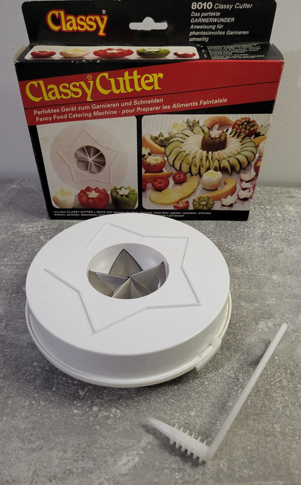 Coupe Fruits Et Legumes edler Cutter ausgefallene Lebensmittel Catering Maschine Vintage