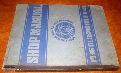 1936 36 Olds OLDSMOBILE repair MANUAL SERVICE BOOK Original L F series
