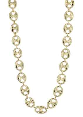 Gucci 3D 14Kt Yellow Gold Semi Hollow Puff Men Link Chain  display picture 2