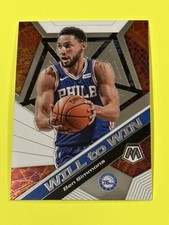 2019-20 Panini Mosaic Ben Simmons Will To Win #15 Philadelphia 76ers (G)