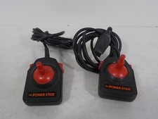 N A129 Amiga Lot Of 2 Power Stick Atari 2600 Commodore 64 Controller