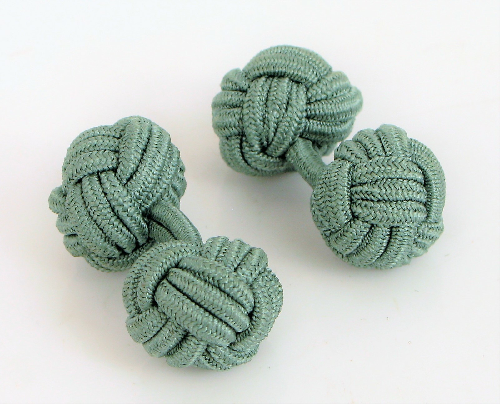 VINTAGE NAUTICAL ROPE TIED KNOT MONKEY'S FIST MEN'S C… Gem