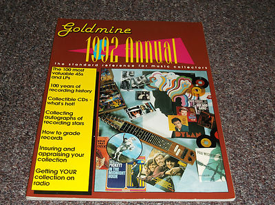 Goldmine Annual, 1992 by Bonni J. Miller (1992, Paperback) Music Collectors