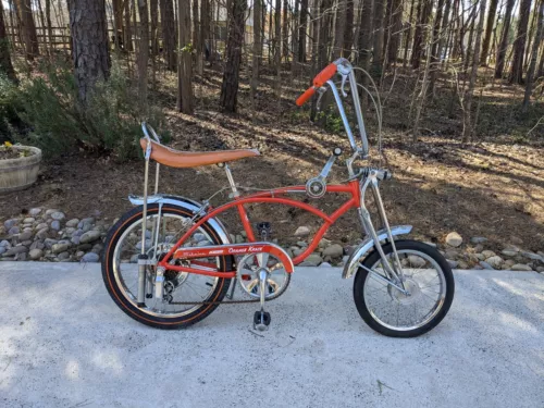 SCHWINN 1969 ORANGE KRATE Bicycle 5 speed STINGRAY 20 inch Bike