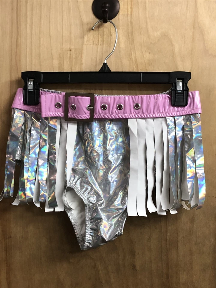 Roma Costume 5015-Pink-Slvr-S 3 Piece Space Cowgirl Babe Adult Costume - Pink - Image 3 of 3