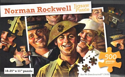 Are We Downhearted? 500 Piece Puzzle - Norman Rockwell | eBay