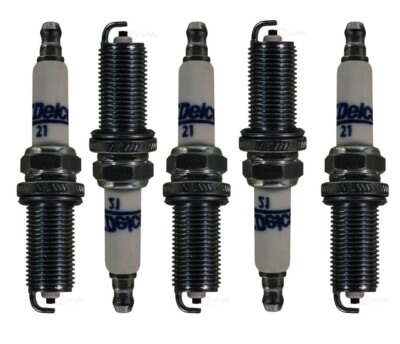Set Of 5 Rapidfire Spark Plugs AcDelco For Volvo S40 L5 2004