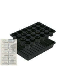 Super Sprouter Propagation Kit: 8"x12" Tray, 24 Cell Inserts, Chart