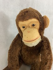 Vintage Schuco Monkey Tricky Chimpanzee Rotate Yes No Moving Head Rare