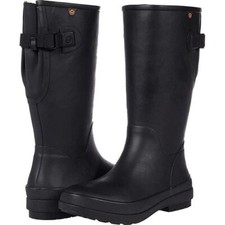 Womens Amanda II Tall Black Bogs Wellies Boots 4 UK