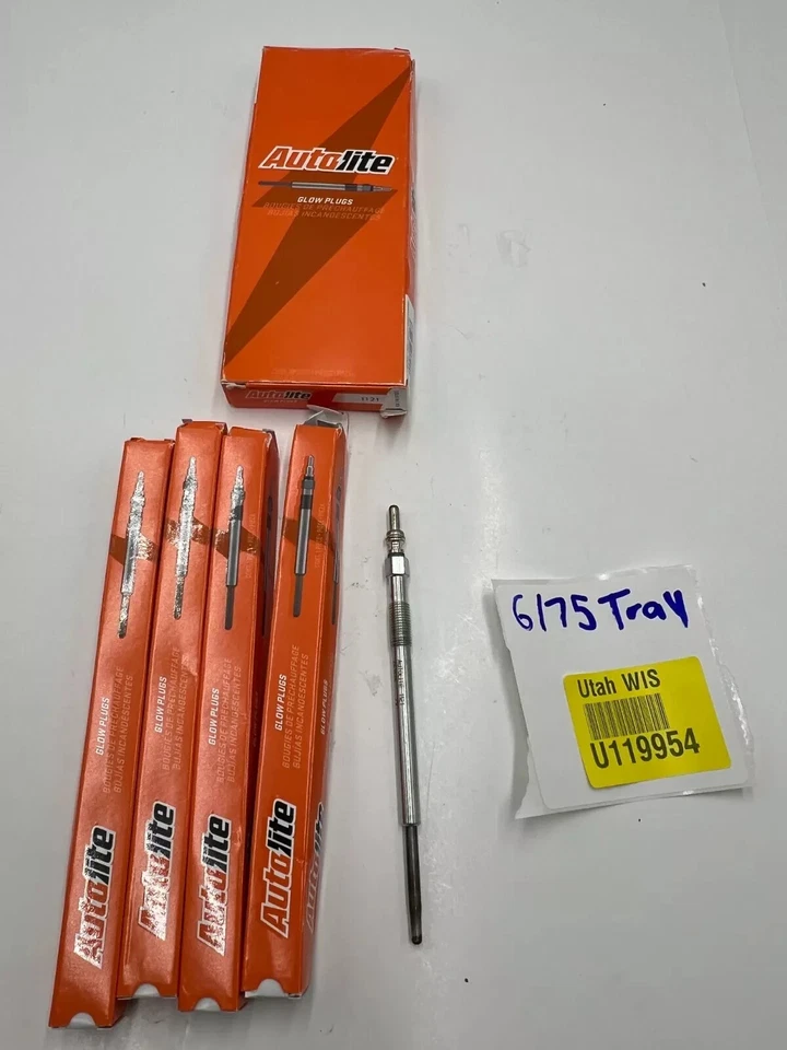 (QUANTIDADE 4) Autolite Diesel Glow Plug 1121 Compatível com Selecione 2011-2012 Ford F250 - Imagem 4 de 4