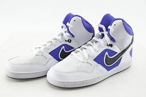 Nike Son of Force Mid Top Men's Athletic Shoes White/Black/Race Blue 616281 141 Nike Son of Force Mid Top Men's Athletic Shoes White/Black/Race Blue 616281 141
