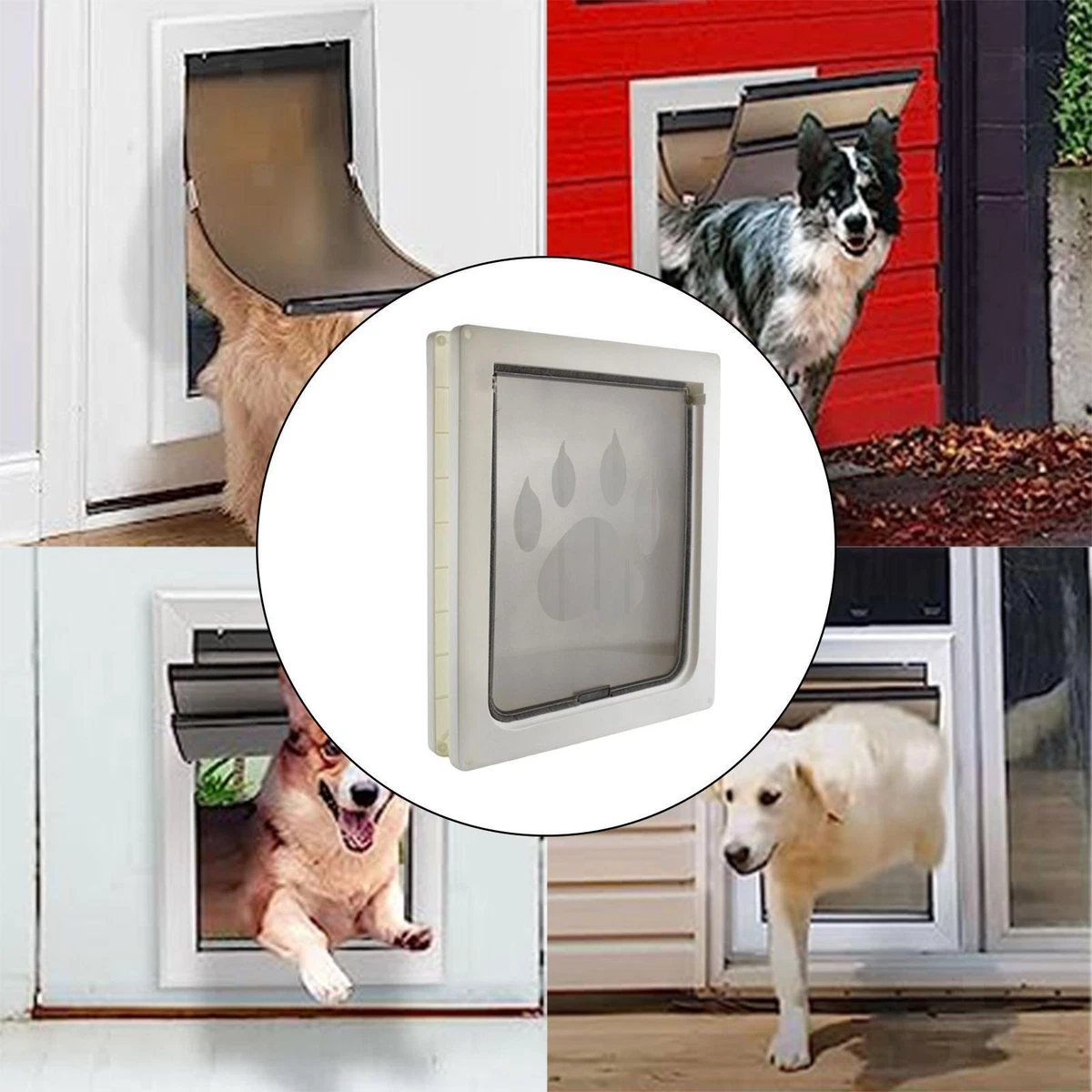 Window on sale pet door