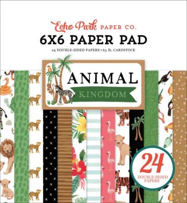 Echo Park ''Animal Kingdom'' 6x6'' Paper Pad