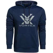 BRAND NEW Vortex Optics Core Logo Performance Hoodies - Navy Heather - Small