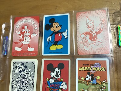 1930s - 90s WALT DISNEY MICKEY MOUSE CARD SET LOT Collection Of 78