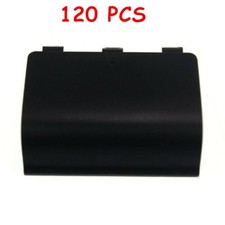 Repuesto de carcasa de cubierta de puerta de batería negra para controlador XBOX One-120 PCS