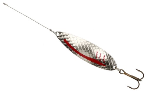 Cucchiaino Rotante Artificiale – Lucciola Albino Heron Per Pesca A Spinning (trota, Luccio, Cavedano)
