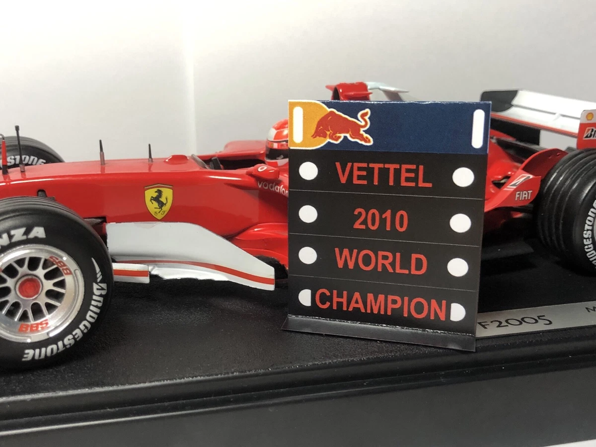 Sebastian Vettel Diecast Racing Cars RedBull 1:18 for sale - eBay