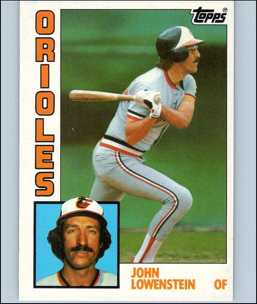 John Lowenstein #604 - 1984 Topps Tiffany - Ungraded - Baltimore Orioles