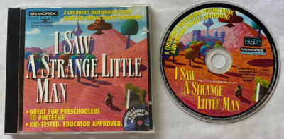 I Saw A Strange Little Man (PC CD, 1997) Very Good Condition Interactive Book