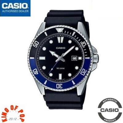 CASIO MDV-107-1A2VEF MDV-107-1A2 COLLECTION  200M ACERO/RESINA*Express 1/2 Days*