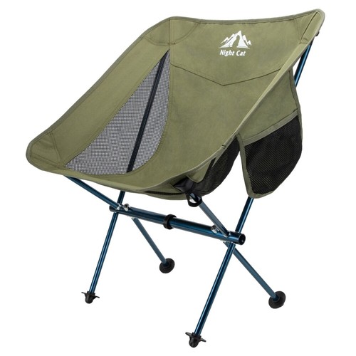 Portable Folding Camping Chair Outdoor Fishing Backpacking Chair with Carry Bag