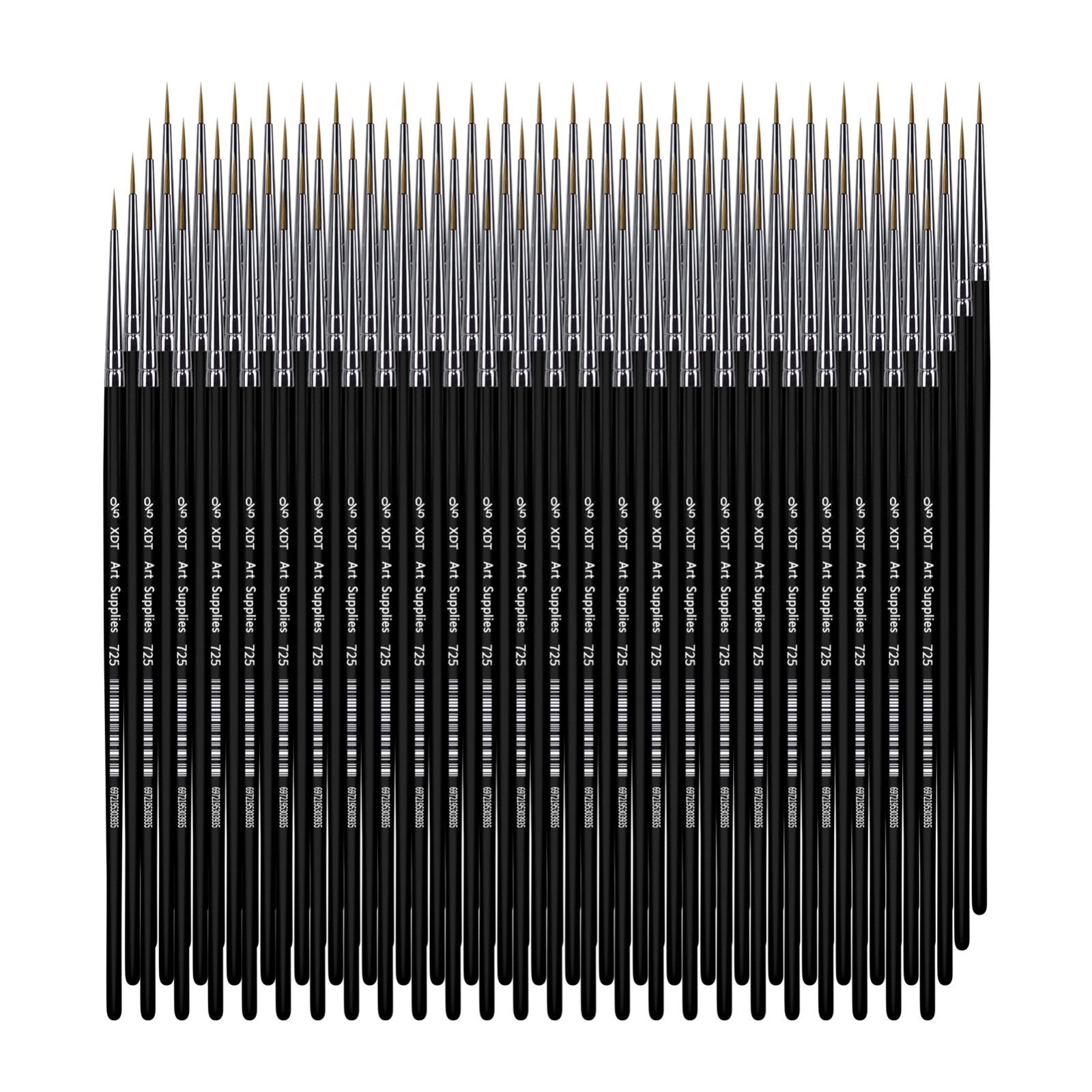 XDT#725 100Pc Round Tip #00000 Paint Brush Finest Micro Deta
