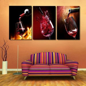 Pour Some Wine Canvas Art Print For Wall Decor Wine And Whiskey