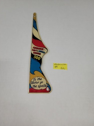 NITRO GROUND SHAKERS  Bally Pinball Playfield Plastic USED Part 1330-158-1#9 - Picture 1 of 2