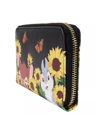 Bambi Disney Loungefly Set- Sunflower Friends Crossbody Bag & Wallet NWT - Picture 8 of 11