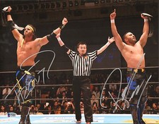 Rocky Romero Trent Beretta Signed 11x14 Photo BAS COA New Japan Pro Wrestling 13