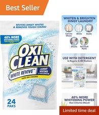 24 Count White Revive Power Paks: Oxygen-Based Whitener - Chlorine-Free Solution
