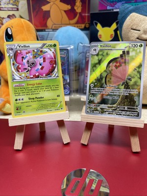 Vivillon 193/191 Sv08: Vivillon galaxy holo s 2015  plus free bonus card