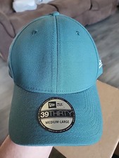New Era Blank Stretch Cotton Green 39Thirty Med/Large Blank Hat New