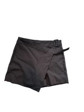Women's Black wrap waist shorts