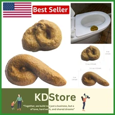Realistic Fake Poop Toys Pack of 2 Halloween Prank Joke Trick Mischief Gift