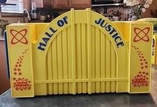 Original Vintage 1984 Kenner DC SUPER POWERS Hall Of Justice PLAYSET d.c. comics